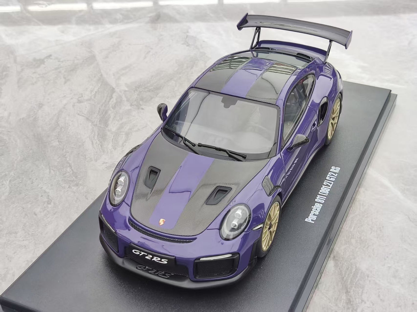 GT Spirit 1/18 Porsche 911 [991.2] GT2 RS ULTRAVIOLET Purple Model Decoration GT926