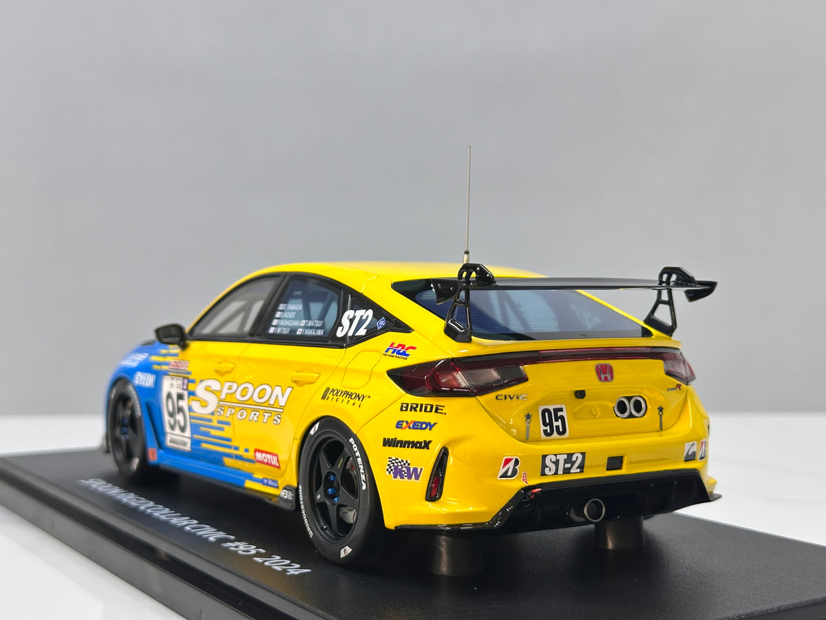 KYOSHO 1/18 Honda Civic (FL5) Spoon #95 Blue/Yellow KSR18067Y