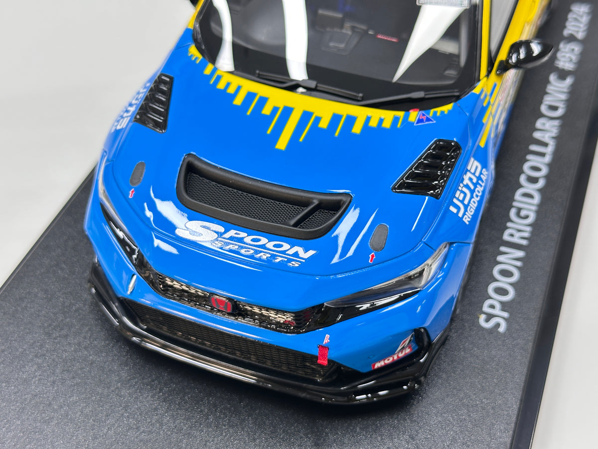 KYOSHO 1/18 Honda Civic (FL5) Spoon #95 Blue/Yellow KSR18067Y