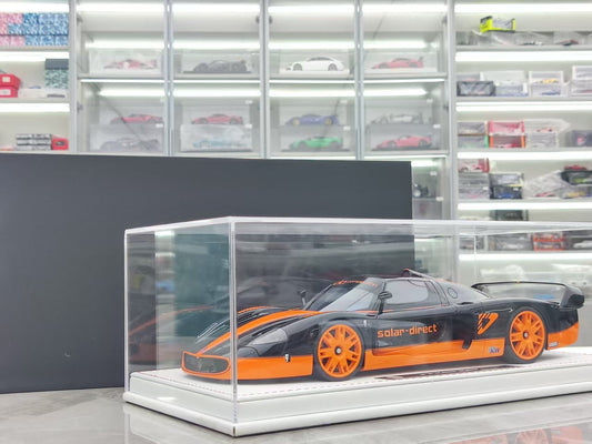 GL 1/18 Maserati MC12 Black and Orange Resin Model JS-GL022