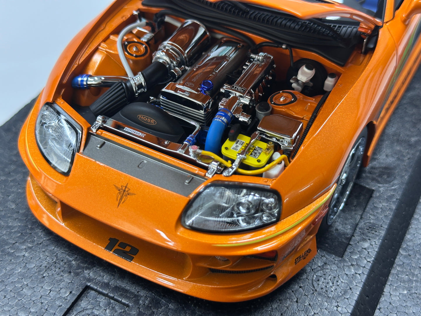KYOSHO 1/18 Toyota Supra Turbo (Fast & Furious) - Pearl Orange (KY211)