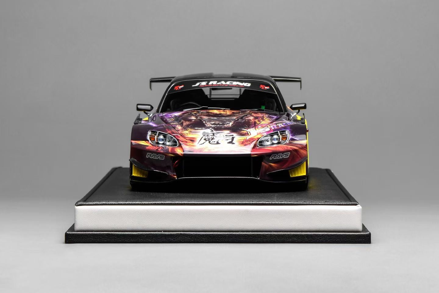 MOTORHELIX 1/18 Honda S2000 J's Racing Maou 2013 Demon King Livery