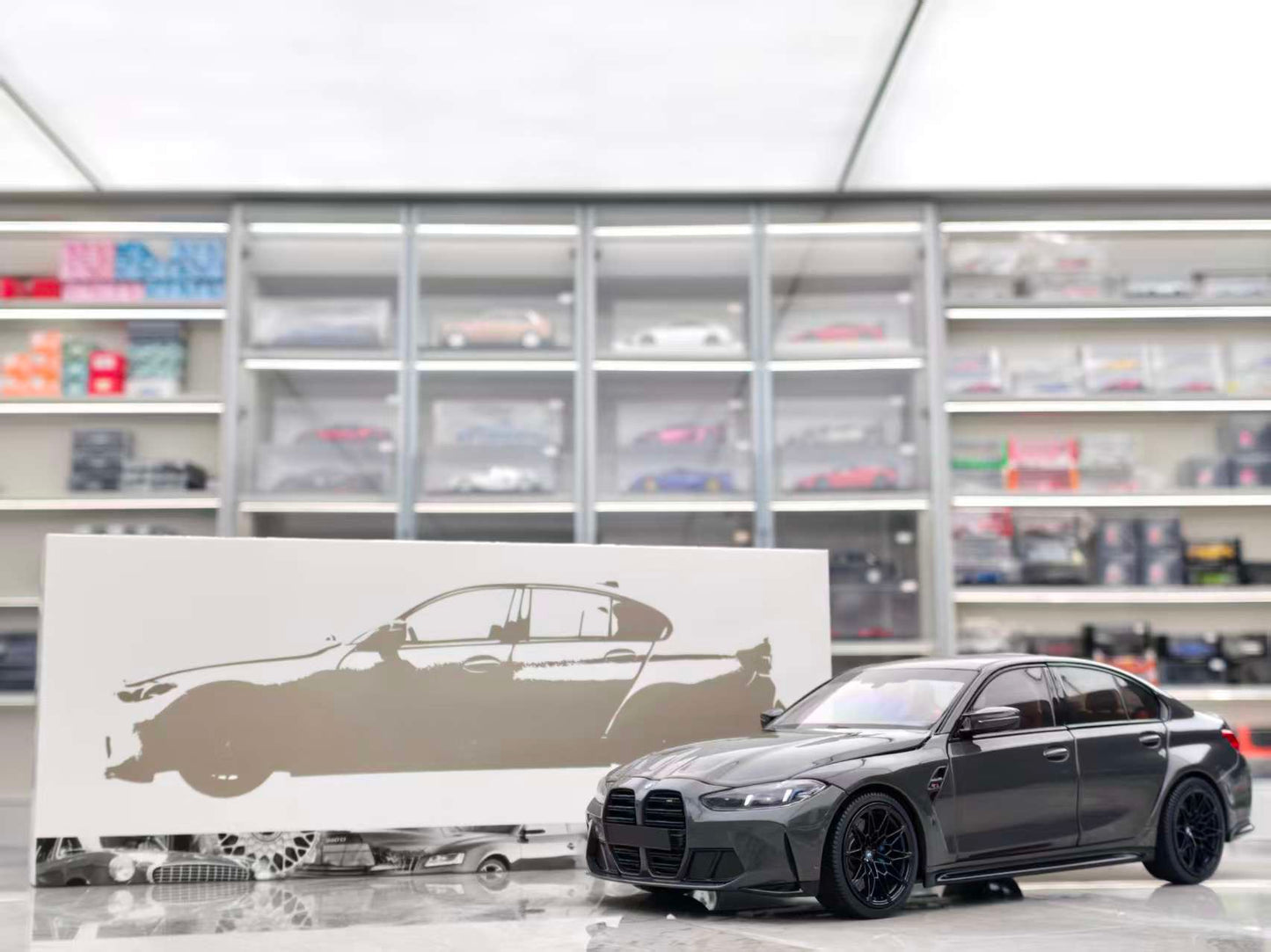 MINICHAMPS 1/18 BMW M3 Grey 110020221