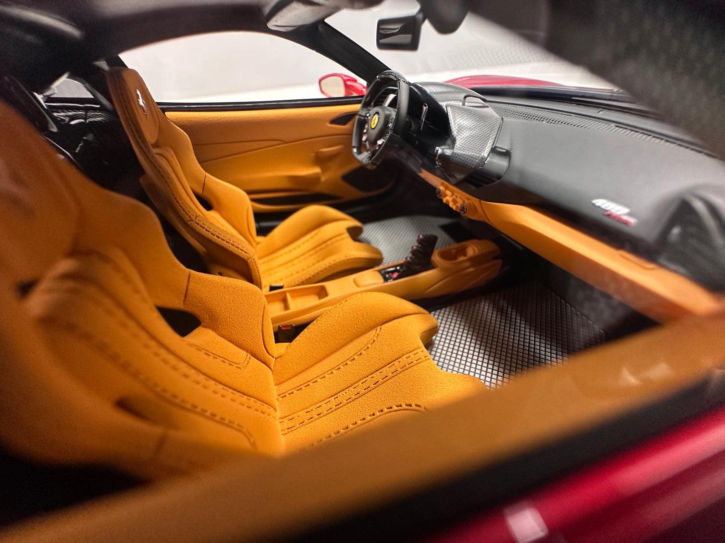 BBA Modelo 1/18 Ferrari 488 Pista Rojo BBA091
