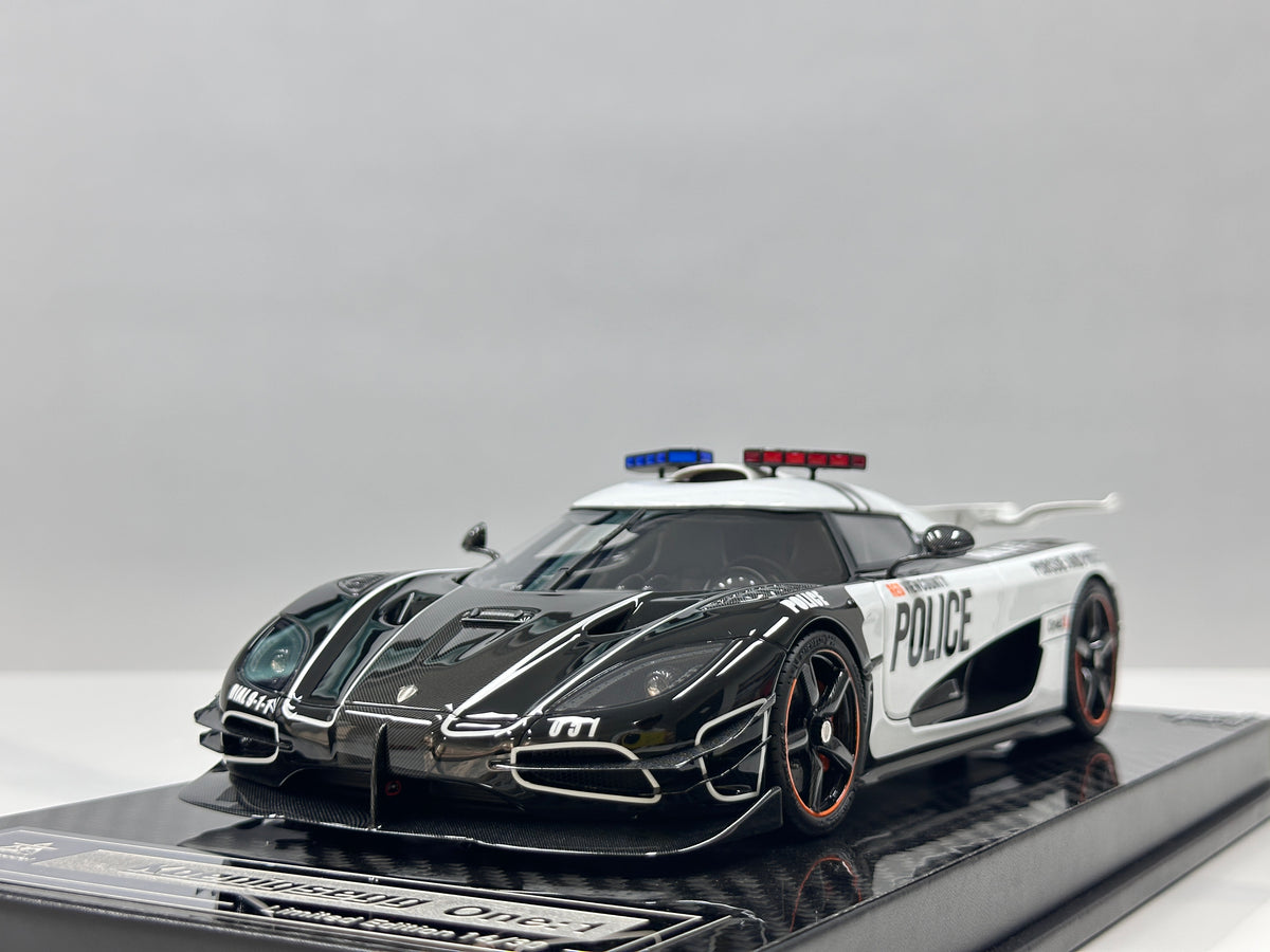 BBA Model 1/18 Koenigsegg One:1 Police Livery BBA097