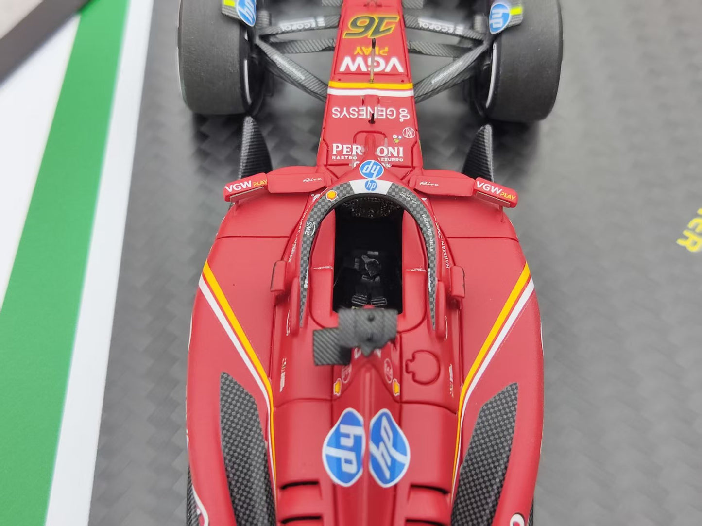 BBR 1/43 Ferrari SF24 Monza GP 2024 Leclerc Winner #16 Red BBRC307ASTCH