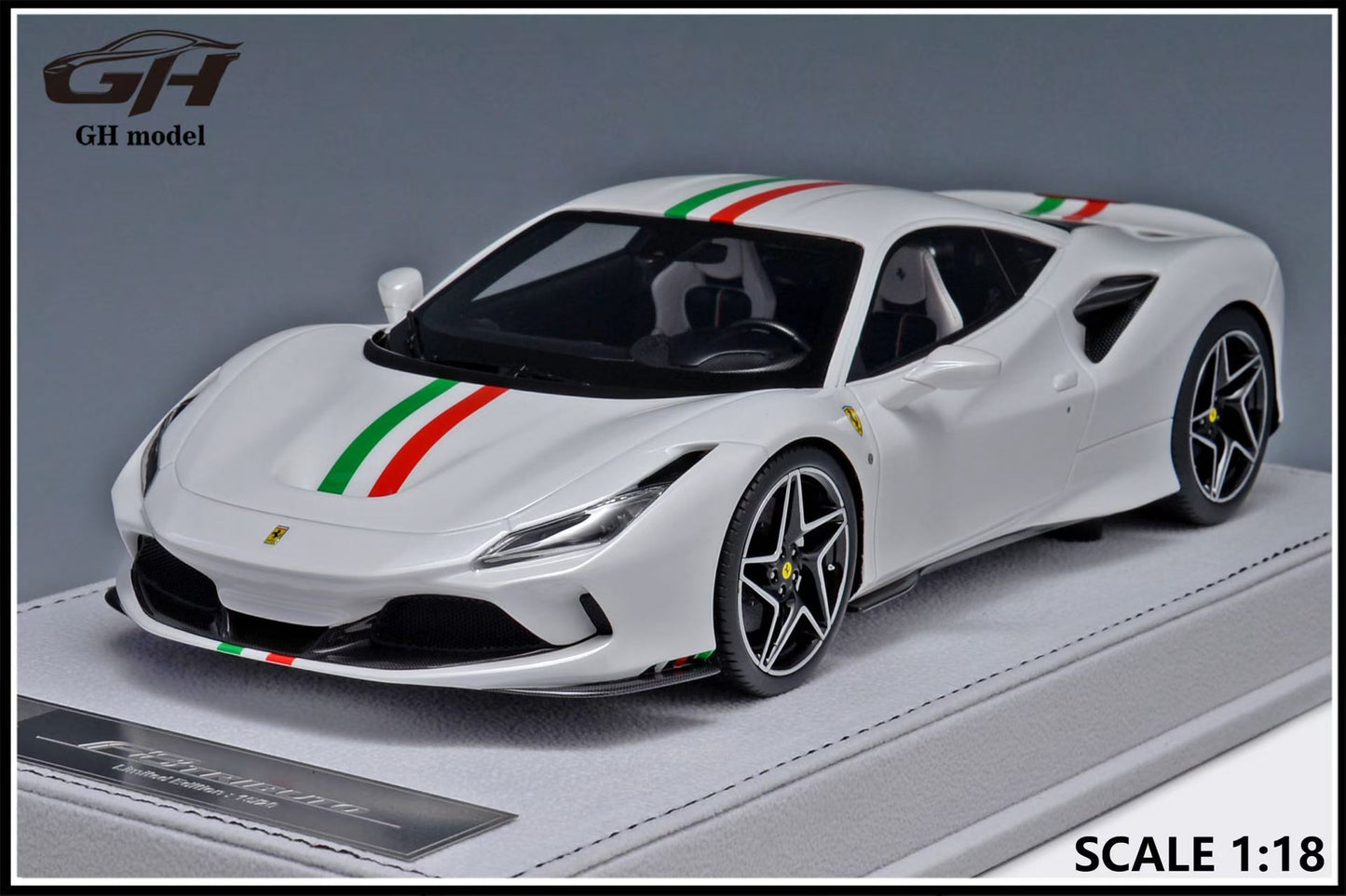 BBA 1/18 Ferrari F8 Tributo Resin Model Car