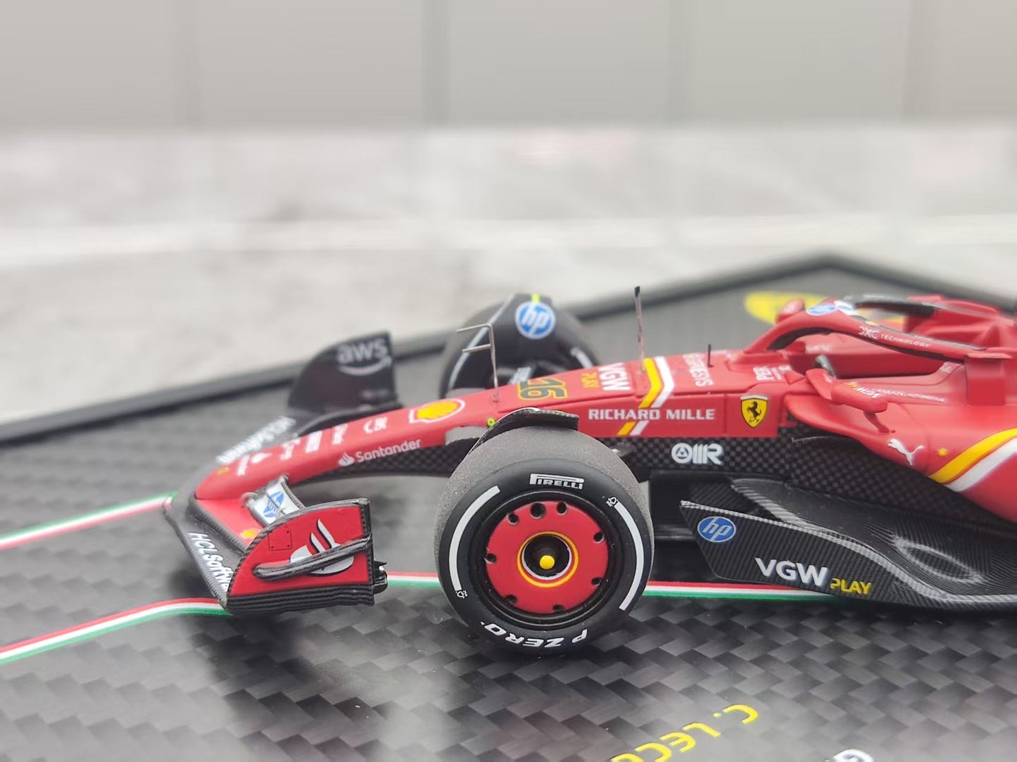 BBR 1/43 Ferrari SF24 MONZA GP 2024 LECLERC WINNER 16# Red BBRC307ACOFCH