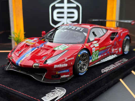 BBR 1/18 Ferrari 488 GTE LM GTE PRO Team Risi Le Mans 2020 - N. 82 158/172 DDJ020
