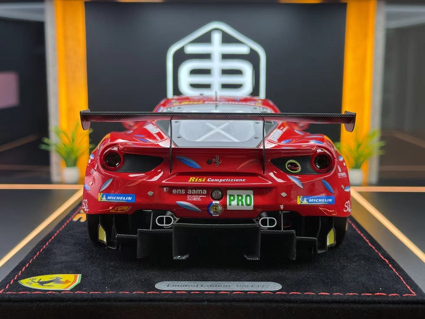BBR 1/18 Ferrari 488 GTE LM GTE PRO Team Risi Le Mans 2020 - N. 82 158/172 DDJ020