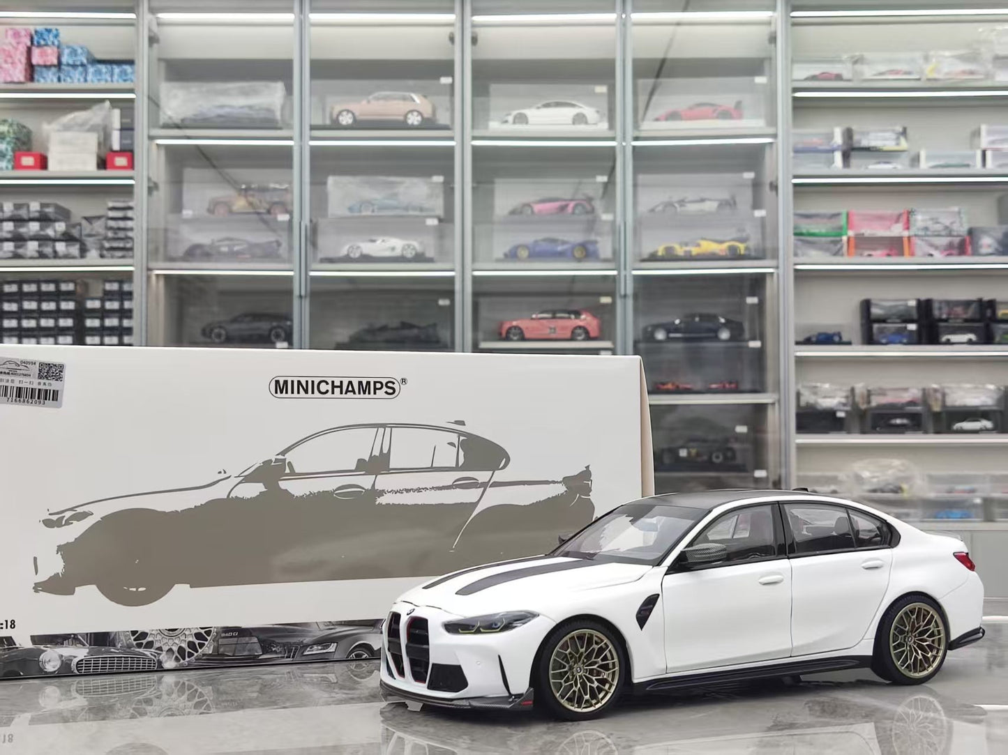 MINICHAMPS 1/18 BMW M3 CS Diecast Full Opening Car Model