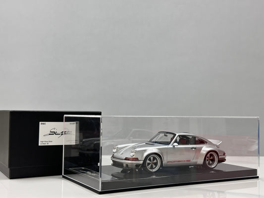 Dino Model 1/18 Porsche Singer DLS Silver DC007