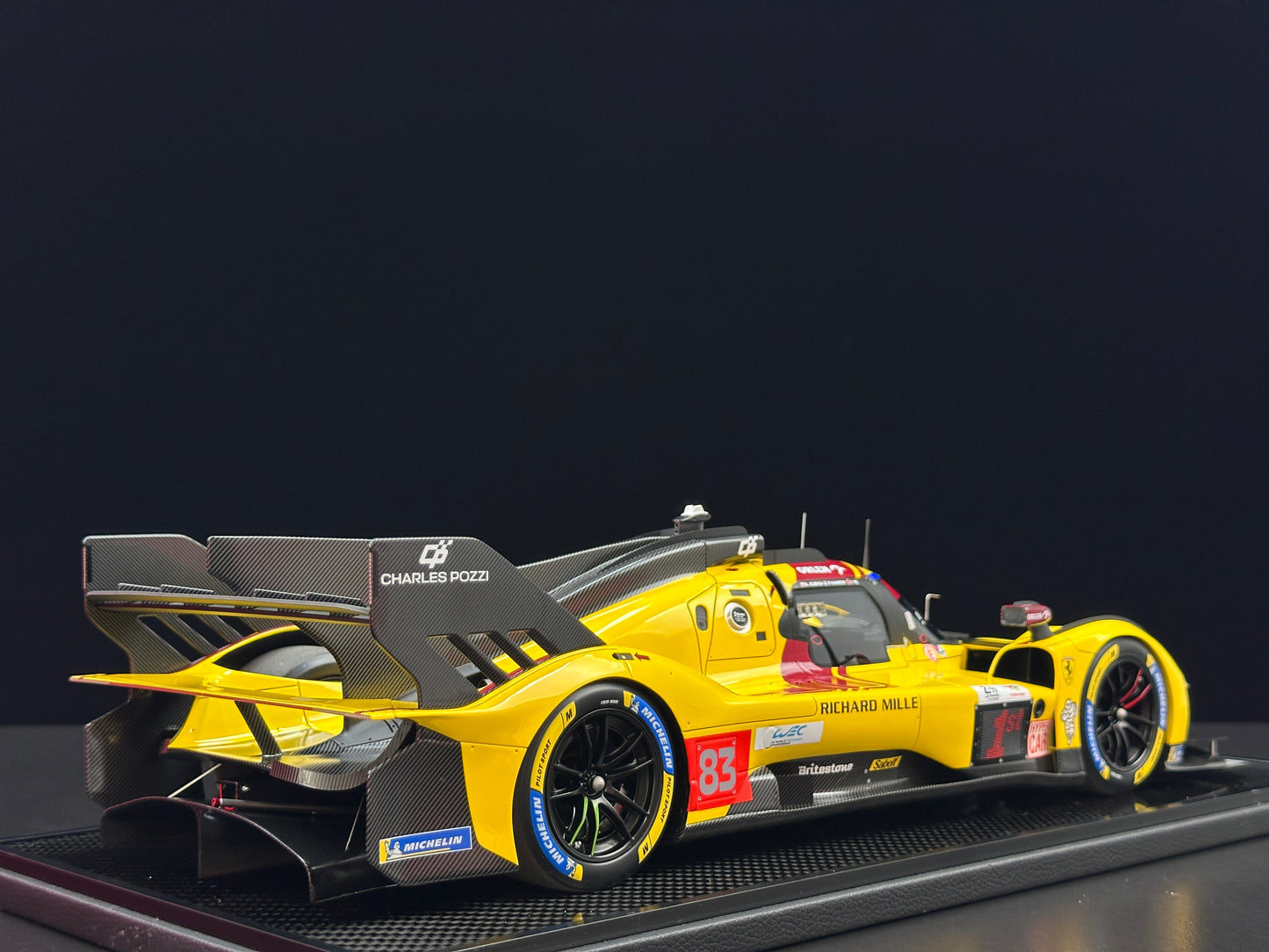 BBR 1/12 Ferrari 499P Le Mans 2025; Ye Yifei, champion, Le Mans #83, BBR1228C