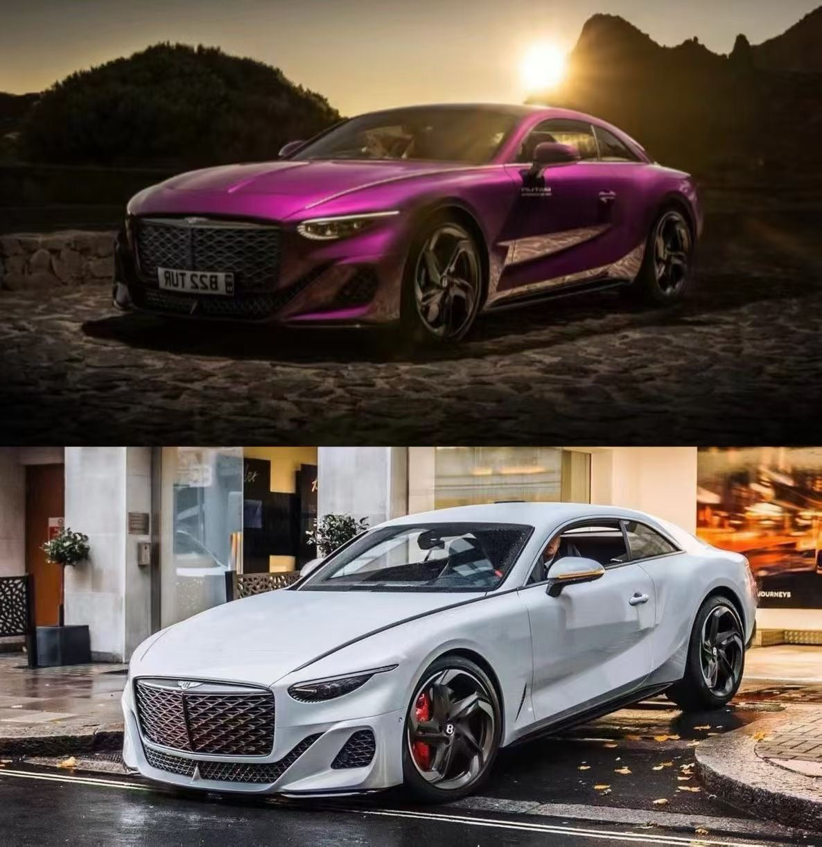 HH Model 1/18 Bentley Batur Limited Edition Birthday Gift Diecast Car Model