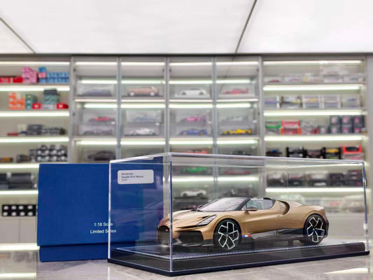 MR 1/18 Bugatti W16 Mistral Gold Edition BUG015D