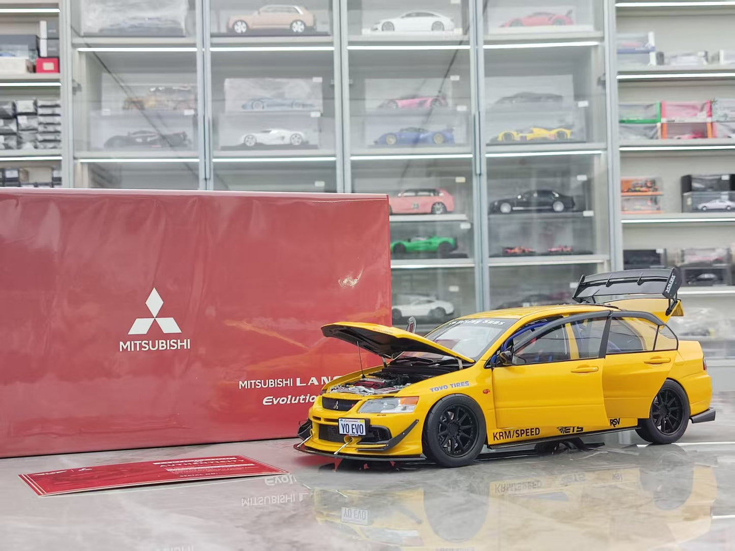 SUPER A 1/18 Mitsubishi veo 9th generation MR FQ-360 yellow SUP017