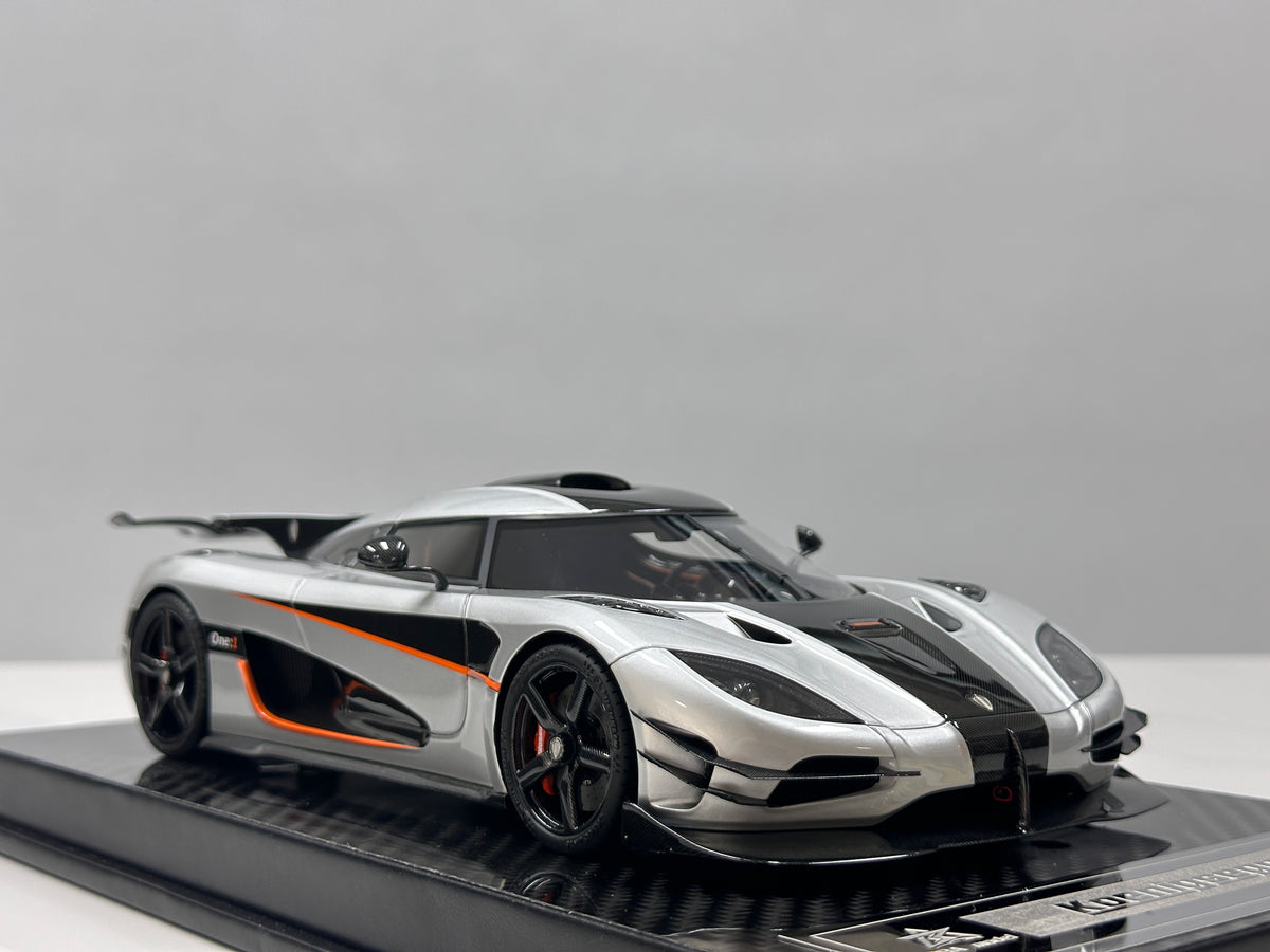 BBA Model 1/18 Koenigsegg One:1 Silver BBA098