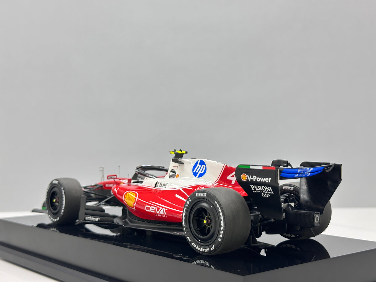 Amalgam 1/18 Ferrari SF-26 – 2026 Chinese Grand Prix – Lewis Hamilton – Red & White Livery (M6387-SC2)