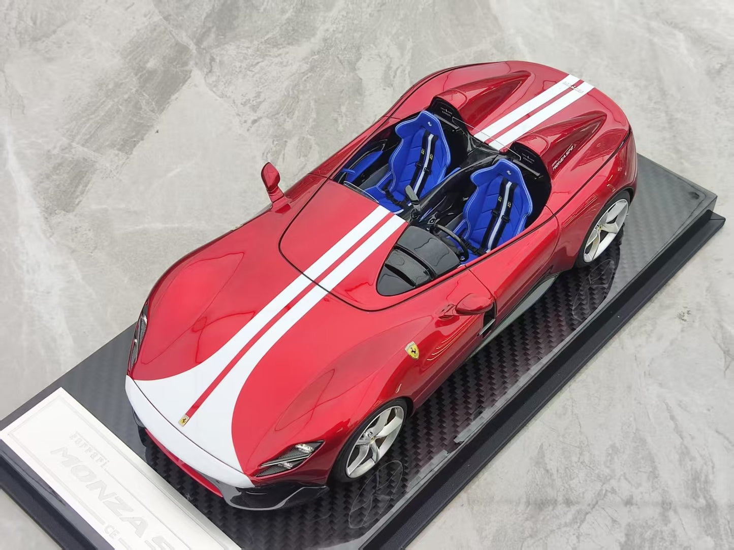 CE 1/18 Ferrari Monza SP2 Metallic Red CE010