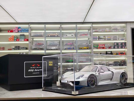 HH 1/8 Porsche 918 Spyde, Silver, HH525