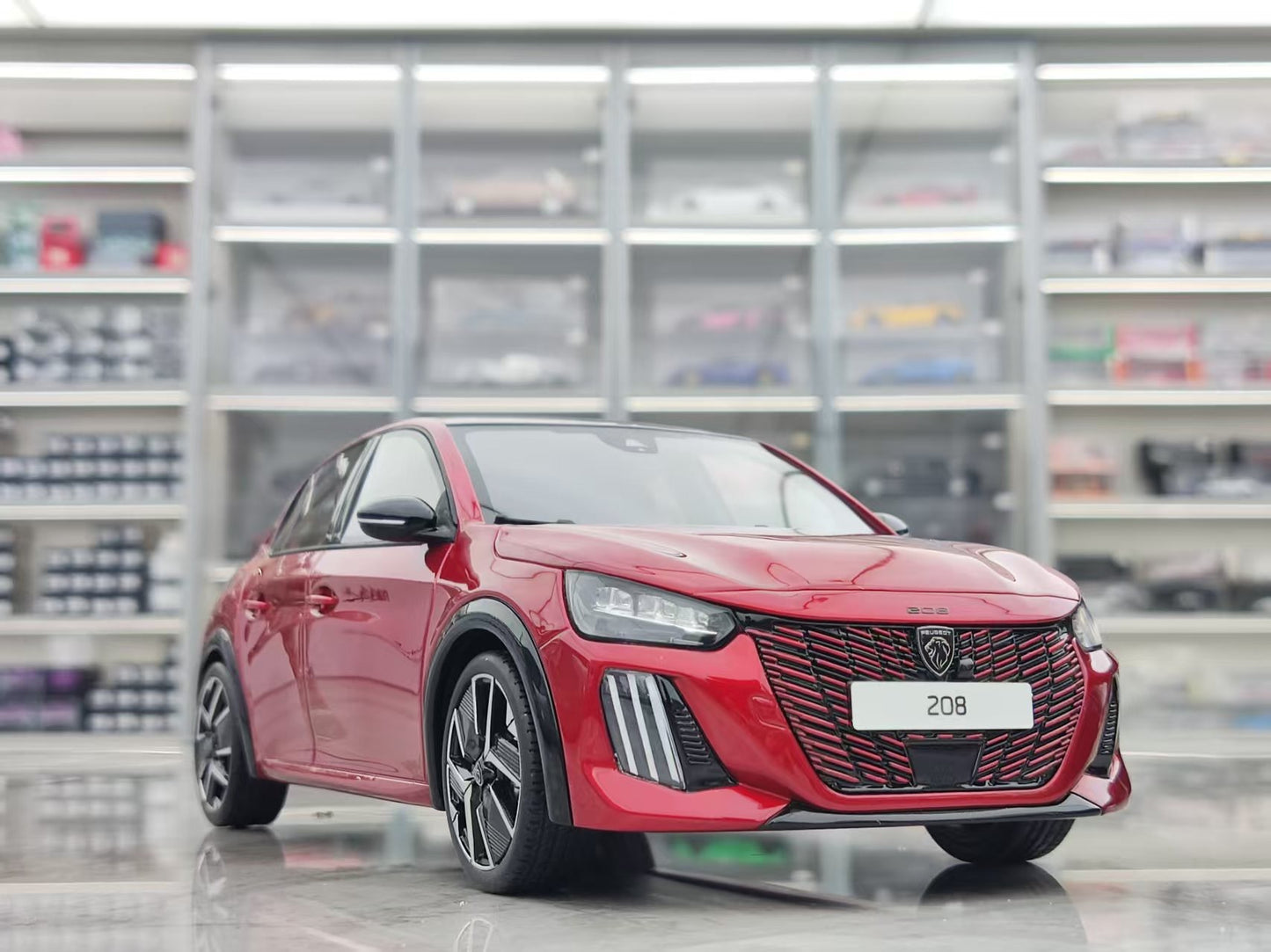 OTTO 1/18 Peugeot 208 GT HYBRID Red OT1163