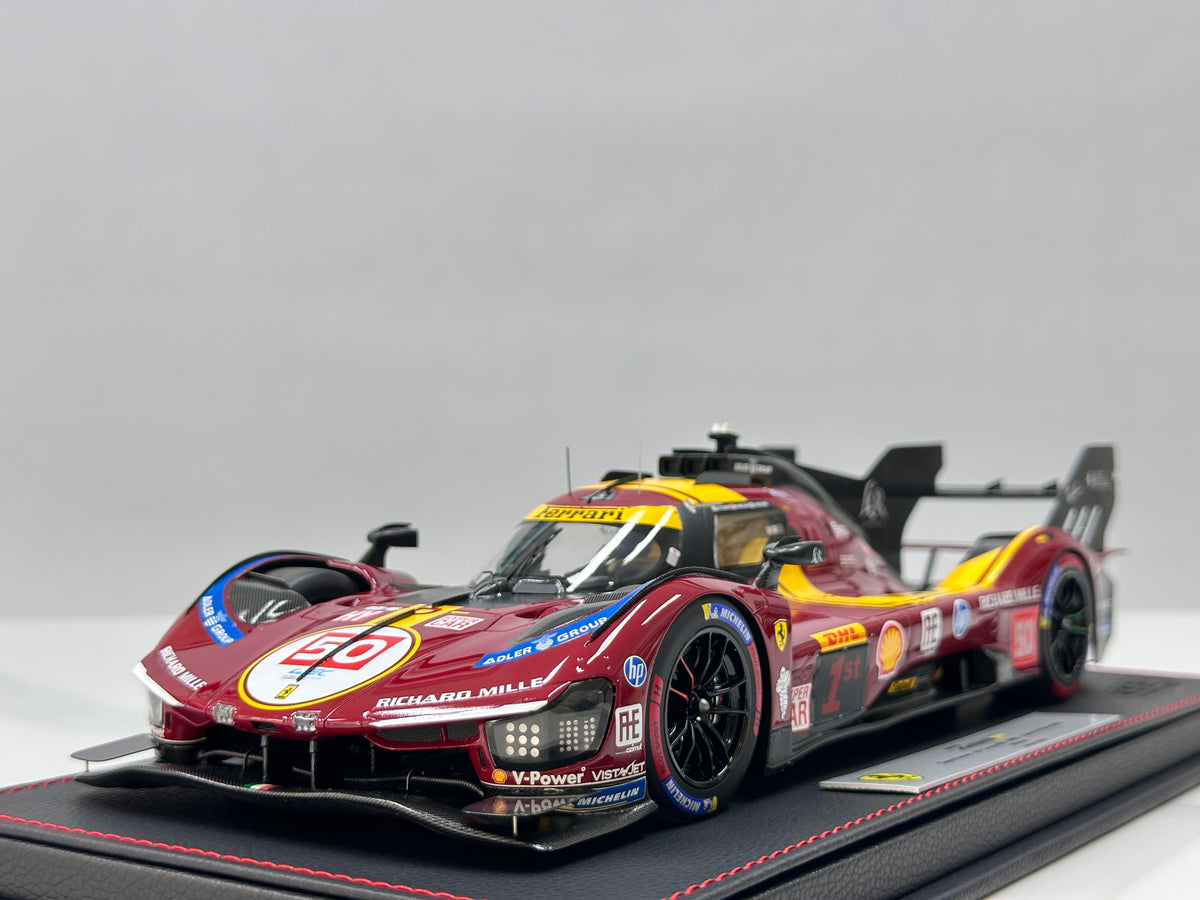 BBR 1/18 Ferrari 499P – Qatar Race Winner (Le Mans Hypercar) P18266A