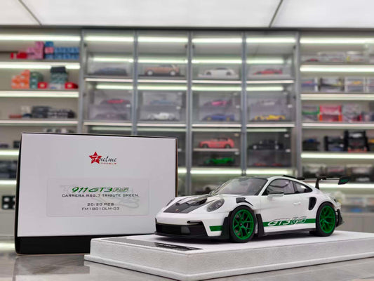 FuelMe 1/18 Porsche 992 GT3RS Carrera Green FM18010LM-03