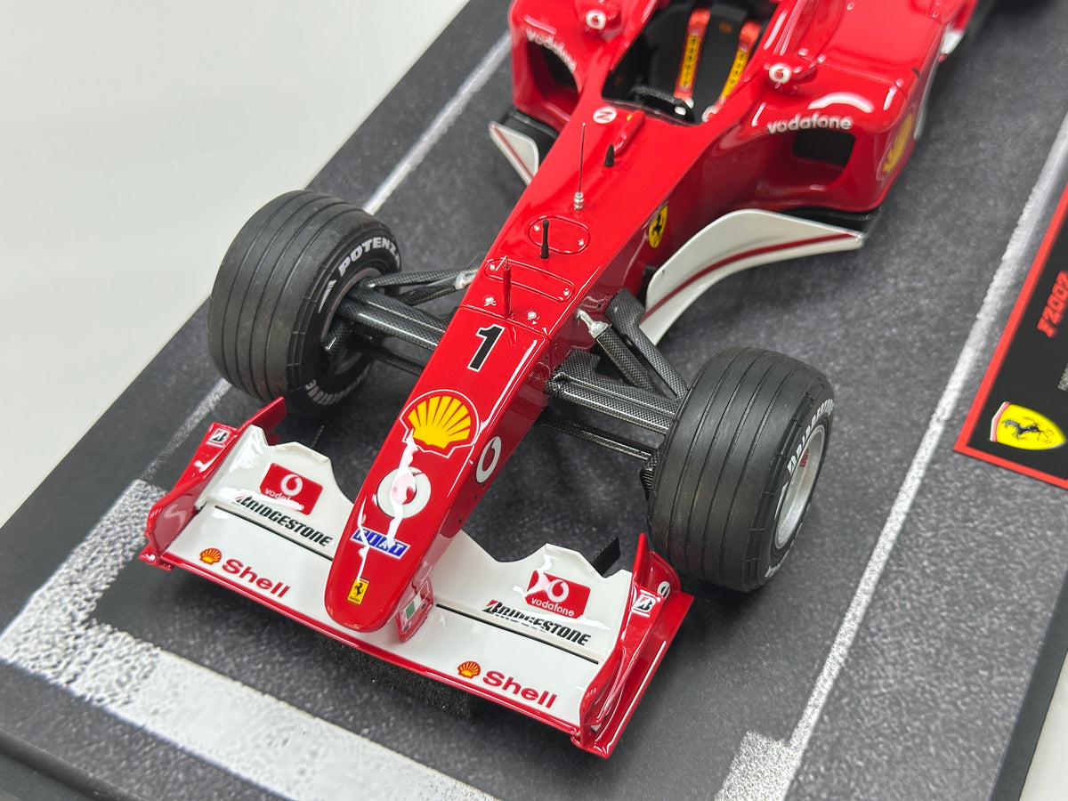 BBR 1/18 Ferrari F2002 GP San Marino Schumacher - Winner BBRC1862A1