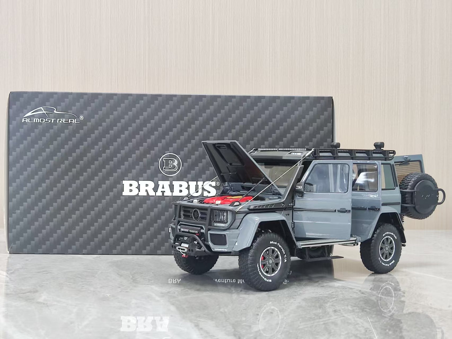Almost Real 1:18 Brabus 4x4 – Metallic Grey (AR028)