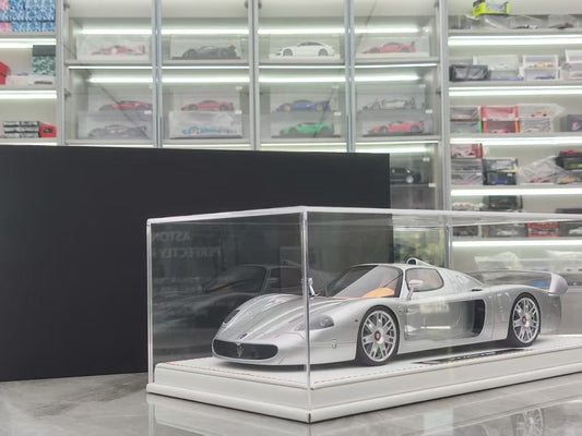 GL 1/18 Maserati MC12 Silver Car Model JS-GL021