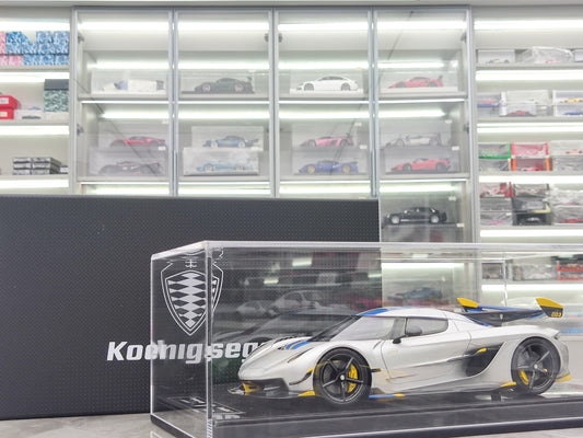 FRONTIART 1/18 Koenigsegg Jesko Attack Moon Silver FA112