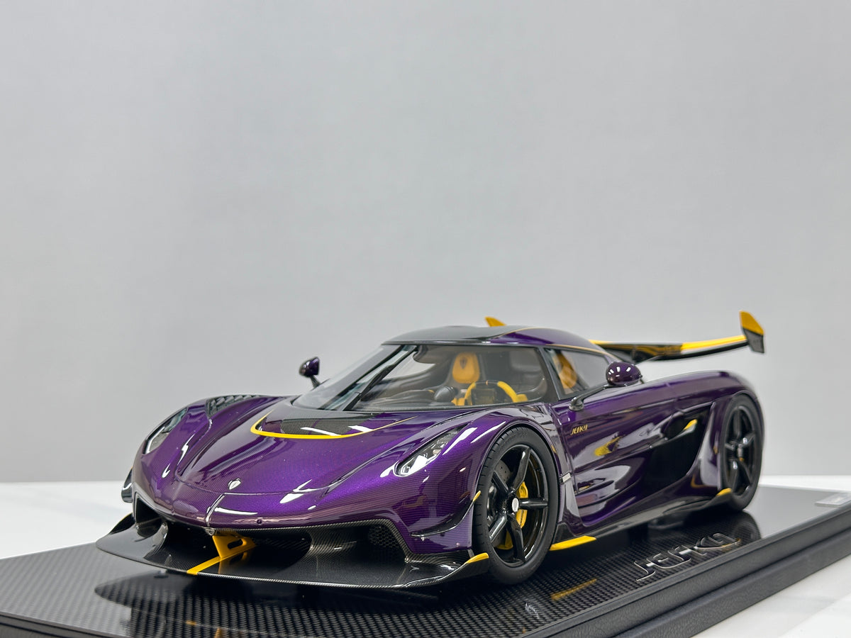 FRONTIART 1/12 Koenigsegg Jesko Carbon Ink Purple FA205