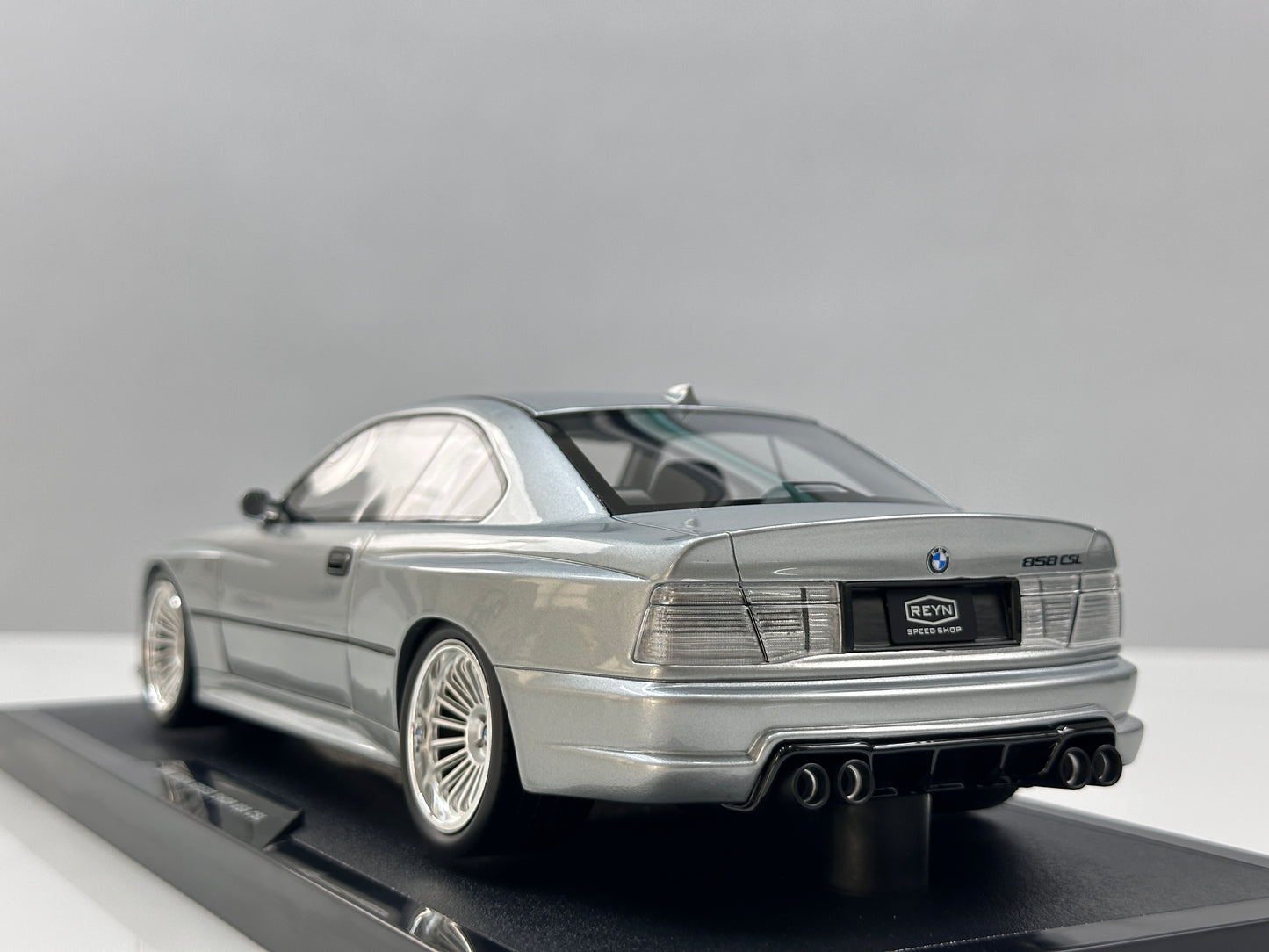 OTTO 1/18 BMW REYN SPEED SHOP 858 CSL designed by JONSIBAL CHROME, Shadow Metallic OT1173
