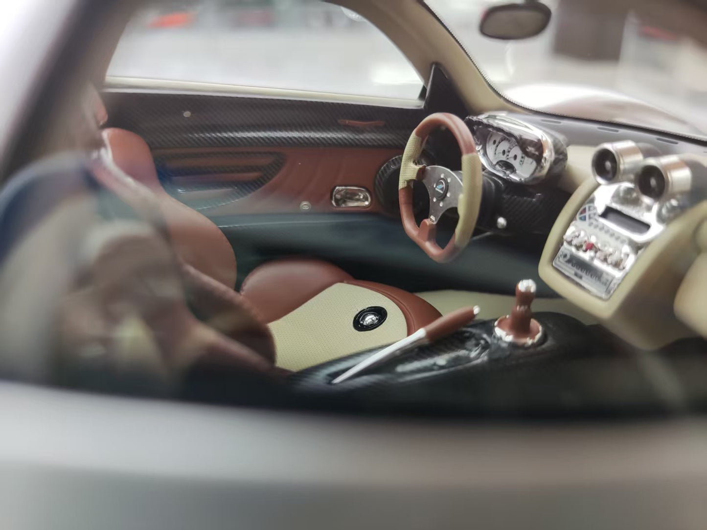 BBR 1/18 Pagani ZONDA C12 001 (20th Anniversary Edition) Silver P18170A