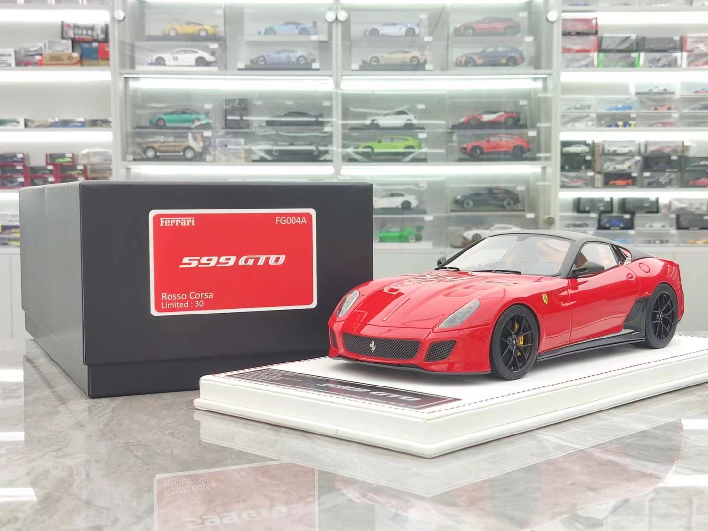 DM 1/18 Ferrari 599 GTO Scale Model Car Display Piece