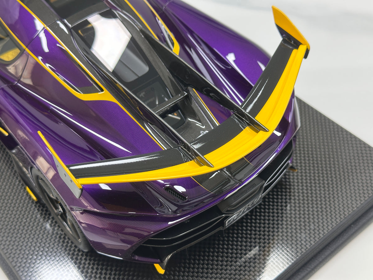 FRONTIART 1/12 Koenigsegg Jesko Carbon Ink Purple FA205