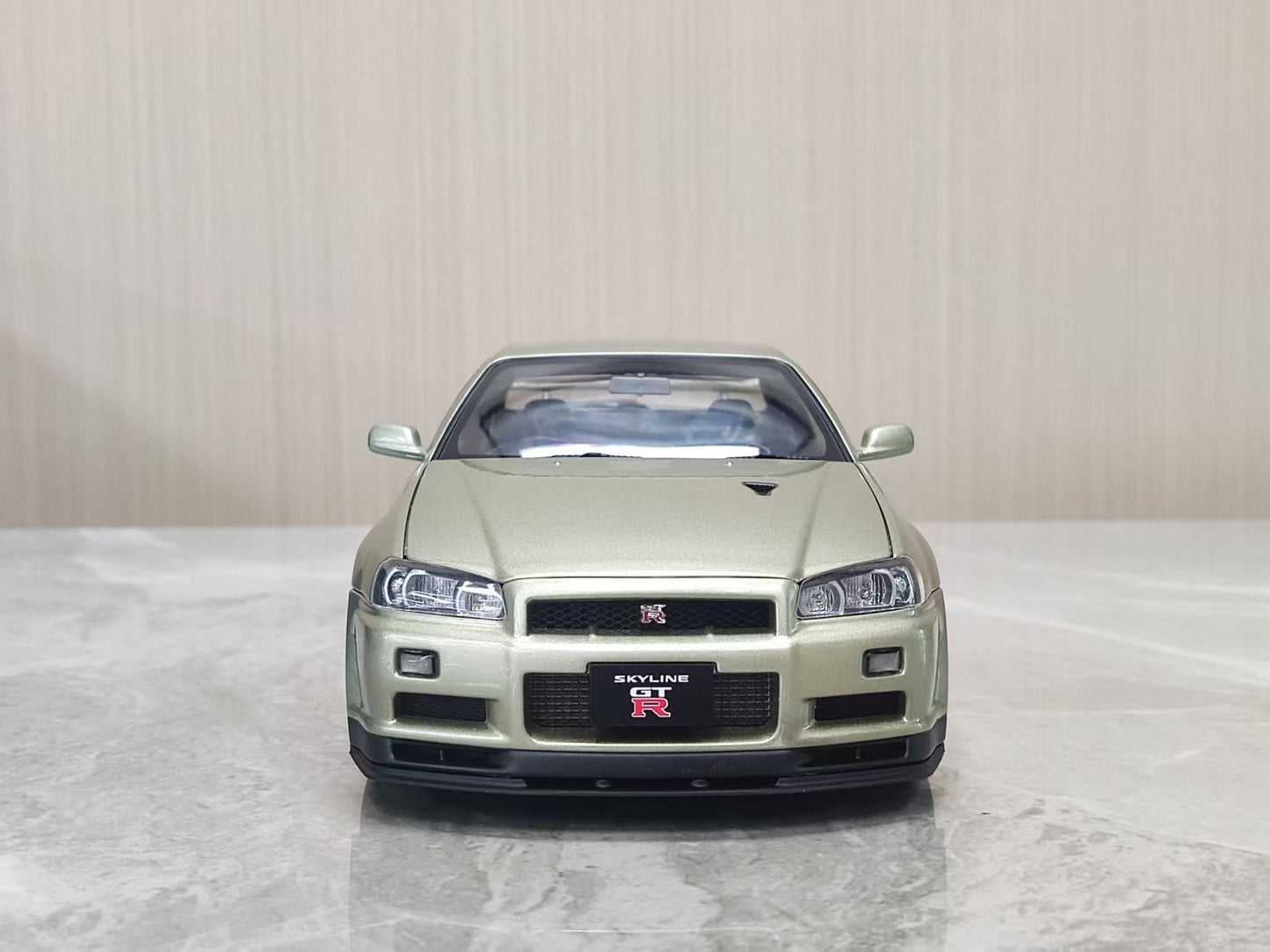 AUTOart 1:18 Nissan GT-R R34, BBS Wheels, Green (AA220)
