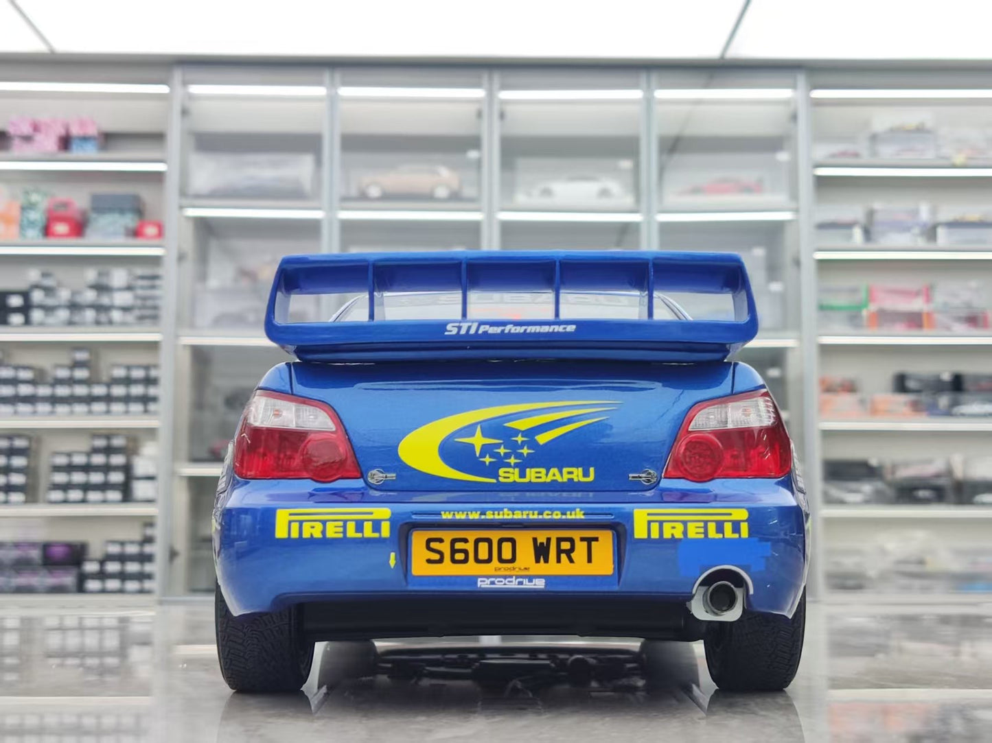 OTTO 1/12 Subaru Impreza (S9) WRC Blue G092