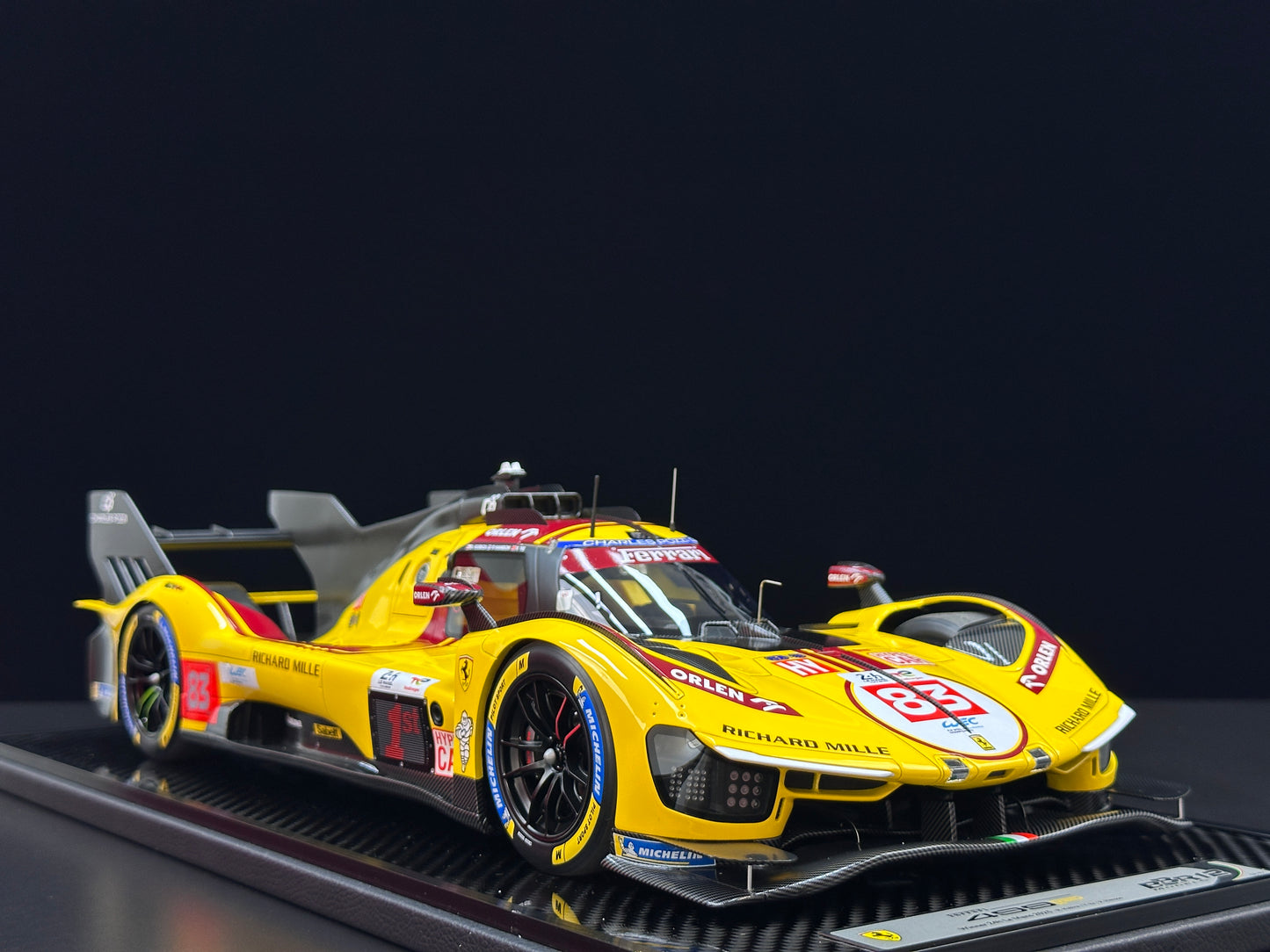 BBR 1/12 Ferrari 499P Le Mans 2025; Ye Yifei, champion, Le Mans #83, BBR1228C