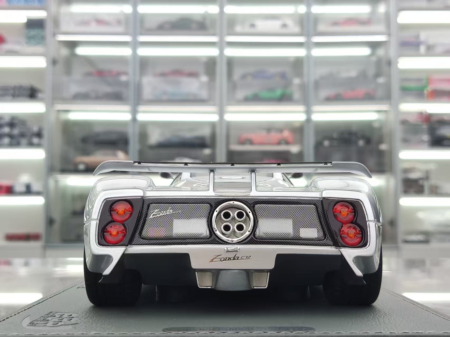 BBR 1/18 Pagani ZONDA C12 001 (20th Anniversary Edition) Silver P18170A