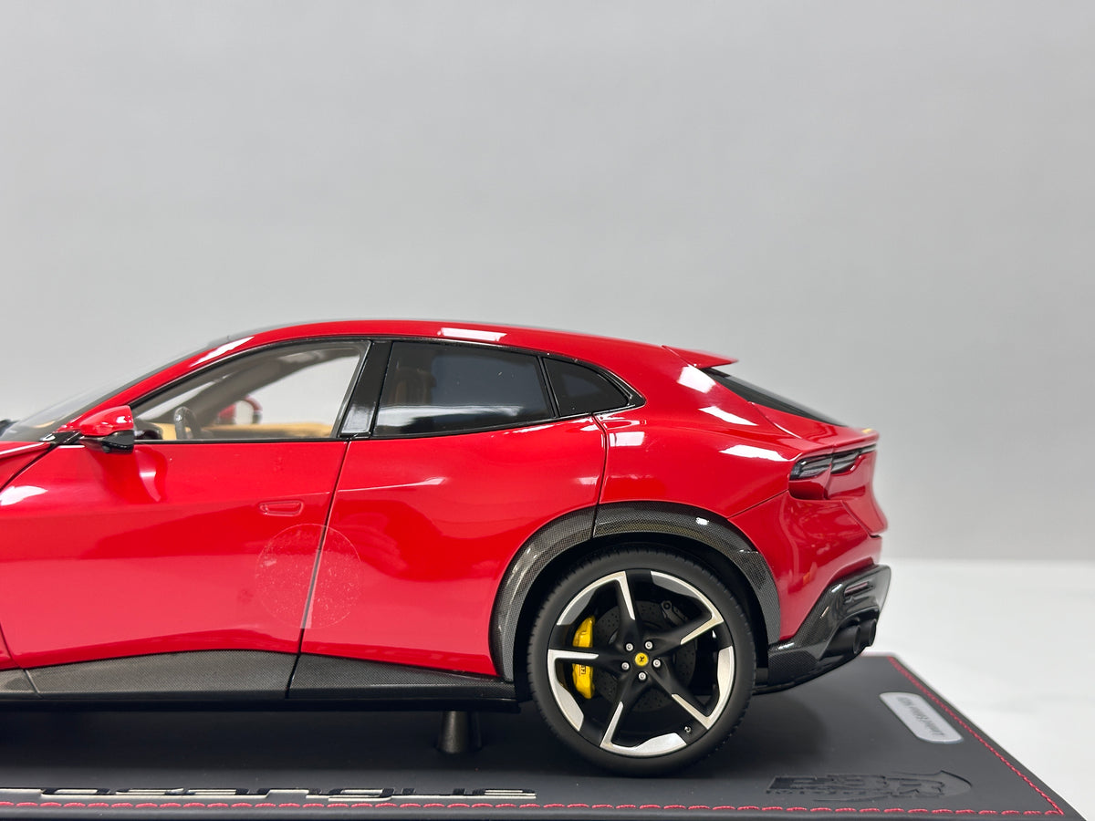 BBR 1/18 Ferrari Purosangue (Panoramic Roof Version) – Die-cast, Fully Opening – Standard Red Livery (HE180053B1DIE)