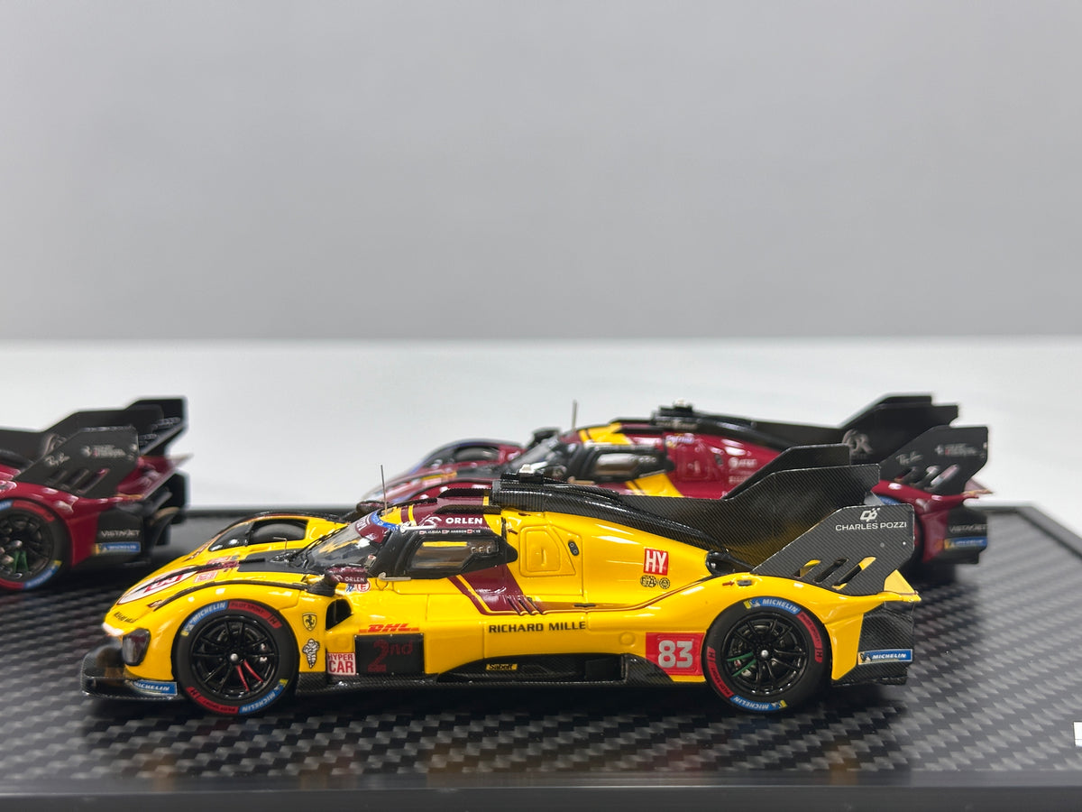 BBR 1/43 Ferrari 499P Set Qatar 2025 set with 3 models - car n. 51 - n. 83 - n. 50 BBRC319SET