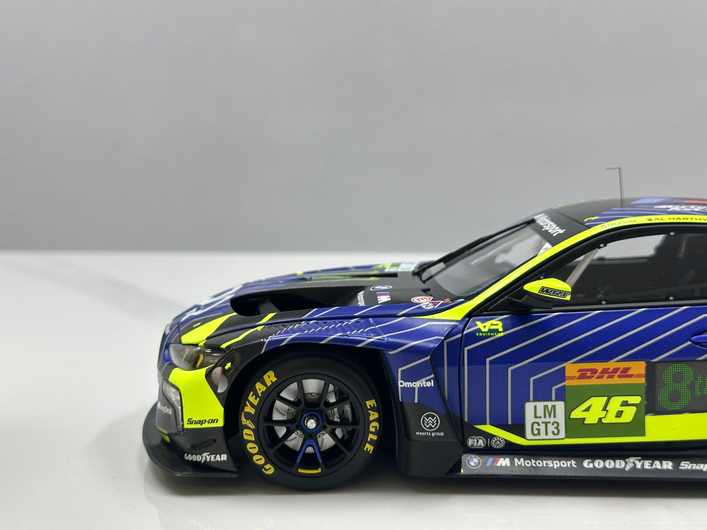 MINICHAMPS 1/18 BMW M4 GT3 EVO – TEAM WRT - 1812KM QATAR 2025 Blue Livery 110252146