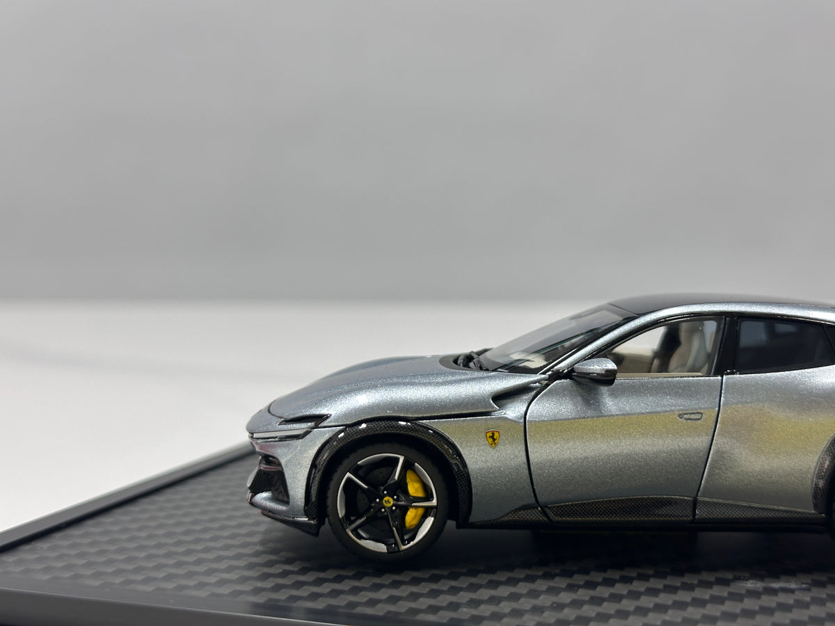 BBR 1/43 Ferrari Purosangue (Panoramic Roof Version) – Titanium Grey – HE43002AST