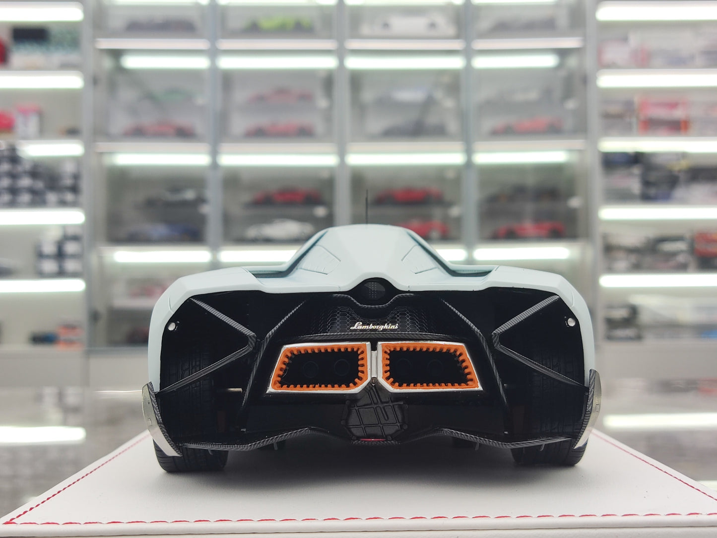 CE 1/18 Lamborghini Egoista Matte Gray Resin Car Model JS-CE003