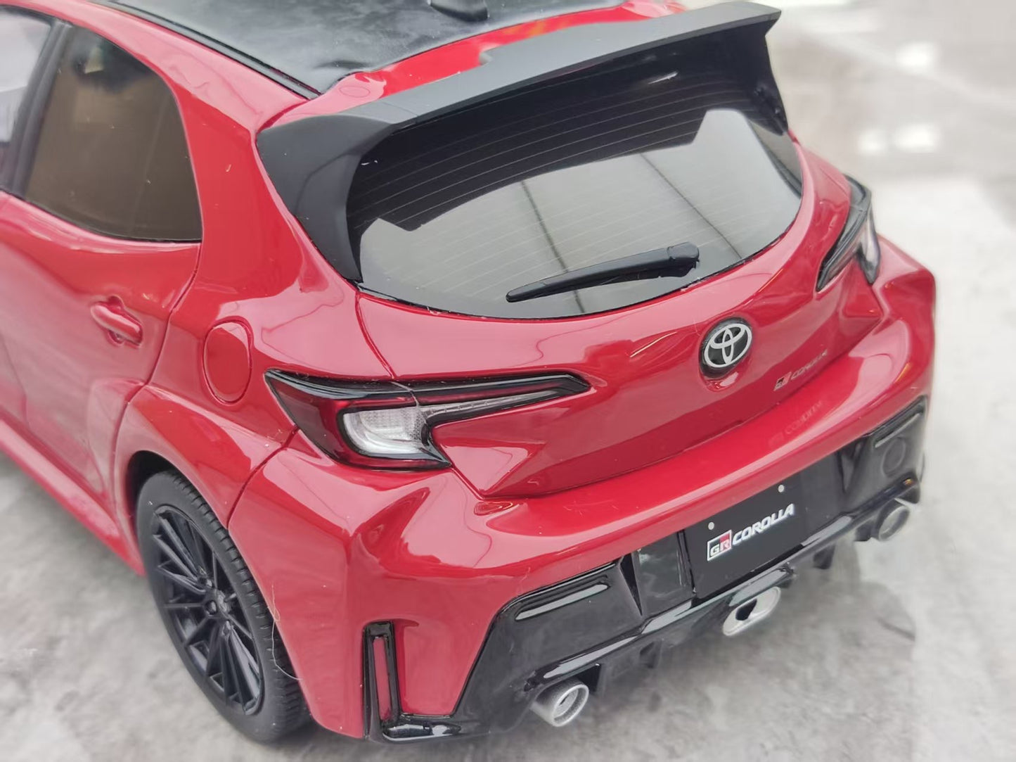OTTO 1/18 Toyota COROLLA GR CIRCUIT EDITION SUPERSONIC Red Resin Model OT1072