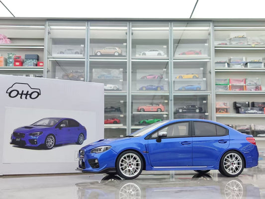 OTTO 1/18 Subaru WRX STI S207 WR 2015 Pearl Blue OT1182