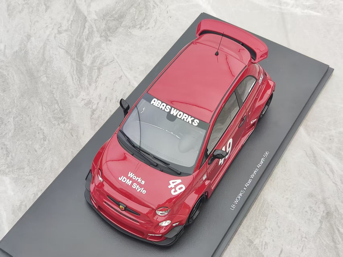 Topspeed 1/18 Abarth LB-WORKS 595, Red (TS0613)