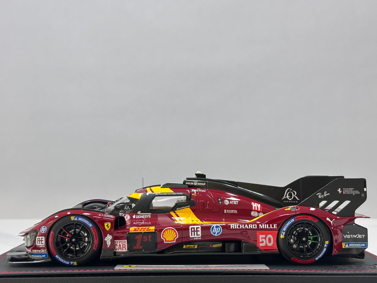 BBR 1/18 Ferrari 499P – Qatar Race Winner (Le Mans Hypercar) P18266A