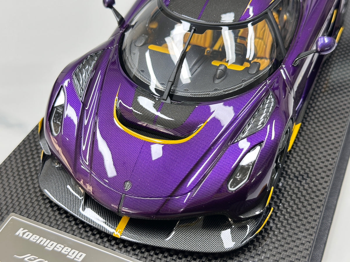 FrontiArt 1/18 Koenigsegg Jesko 7559 Purple FA209